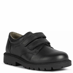 Cushioned heel Fashionable Look Geox Shaylax Junior School Shoes