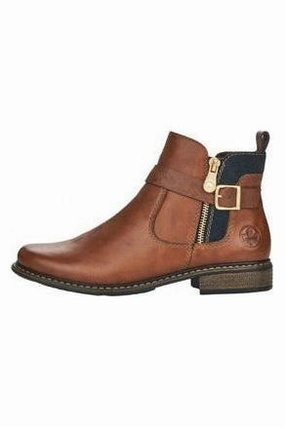 Durable Wear Anti Sweat Rieker Ladies Boots Z4959 22 brown