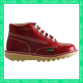 White Doc Marten Boots Kickers Hi I Core Kids Red Boots NO BOX