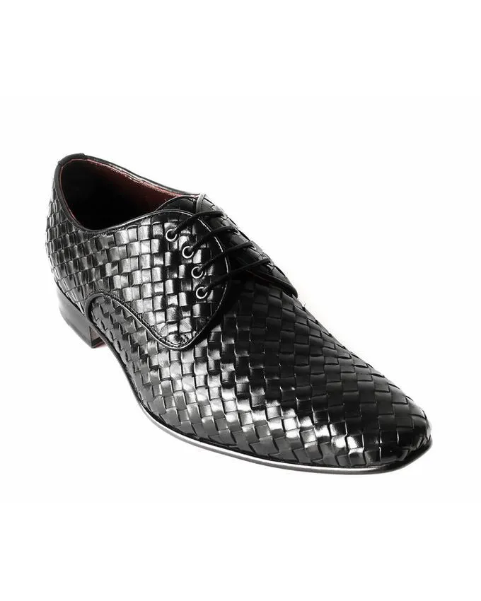 Coolest Asics Shoes Weavelike leather lace up shoes