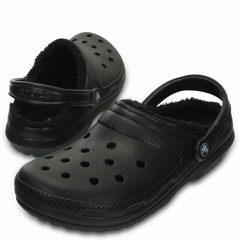 Crocs Unisex Classic Lined Clog Mule Style Sporty Vibe