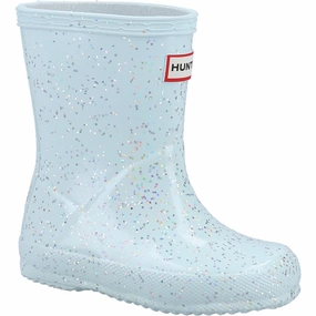Hunter Kids First Classic Giant Glitter Rain Boots Active Adventures