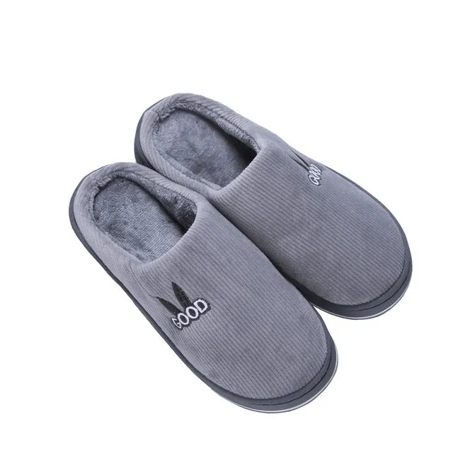Size Slippers WFL Women Shoes Warm At Home Winter Slippers Soft Thick Non-slip Bottom House Slippers Indoors