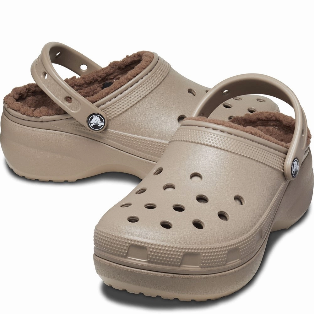Crocs Classic Platform Lined Clog Performance Fit Dressy