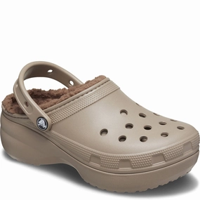 Slip Resistant Crocs Classic Platform Lined Clog