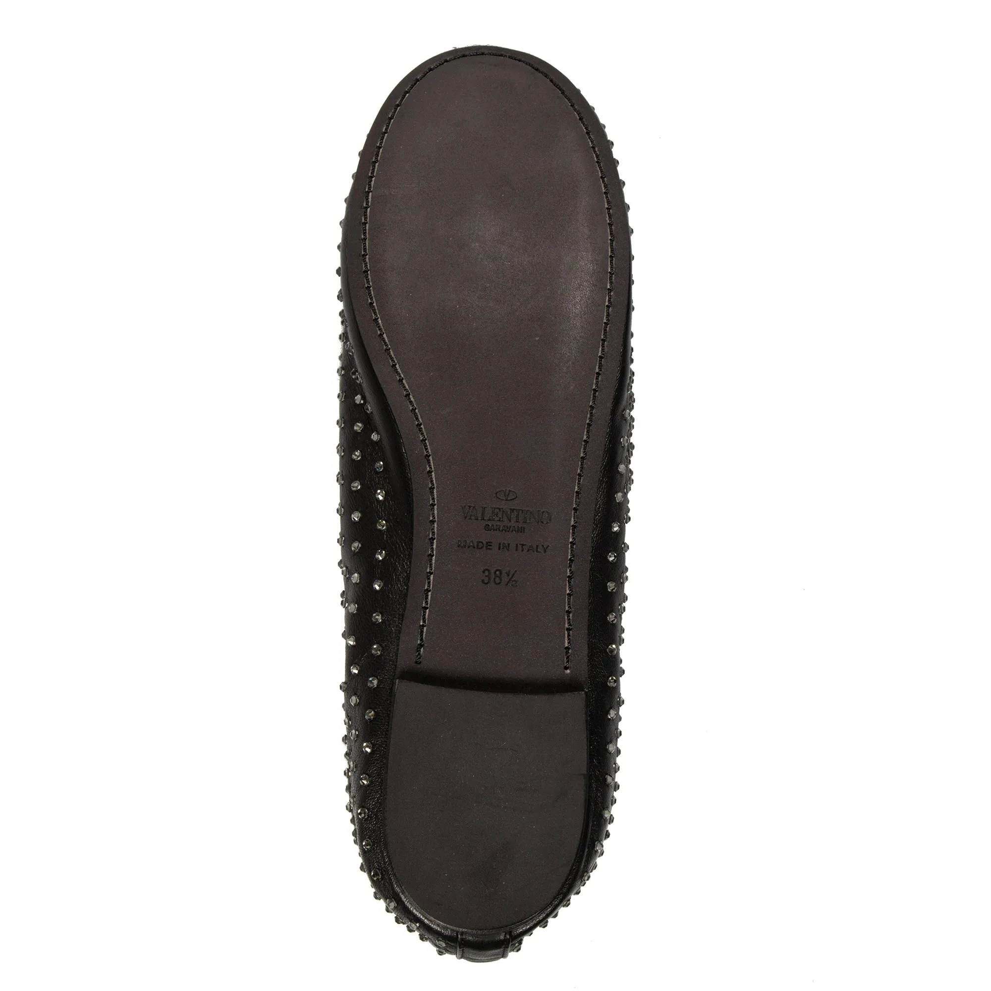 Valentino Rockstud Ballerina Flat Shoes in Black Asics Gel-contend 5 Running Shoes