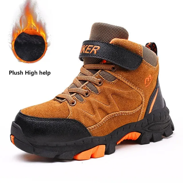 Vasque Skywalk Gtx Hiking Boot Winter Boots for Boys Kids Snow Shoes Teenagers Children Hiking Shoes Walking Climbing Sneakers CN size 31- 40