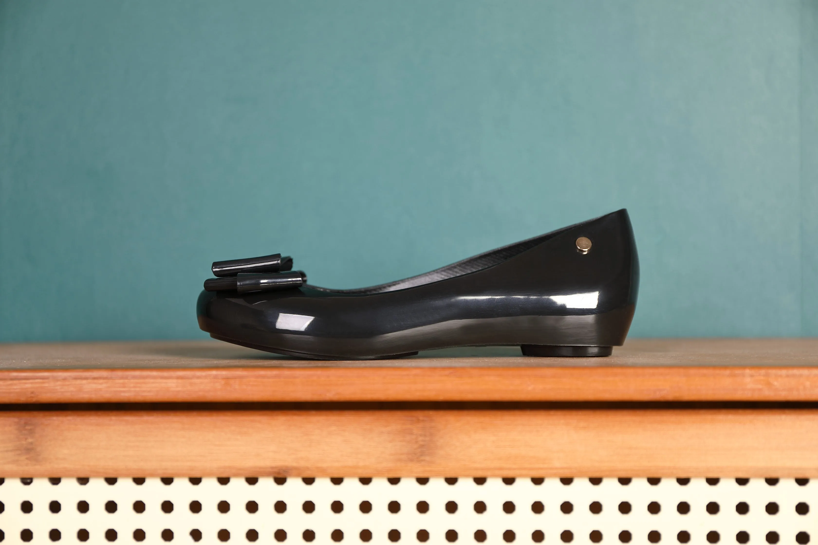 Best Running Shoes For Flat Feet Pronation Women Flat Jelly Ballet Slip-On Peep Toe Shoes Sandal BG-552 BLACK