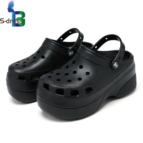 Women Slip On Shoes Sandals For Clogs Mules Slippers Platform Clog Christmas Slippers Family