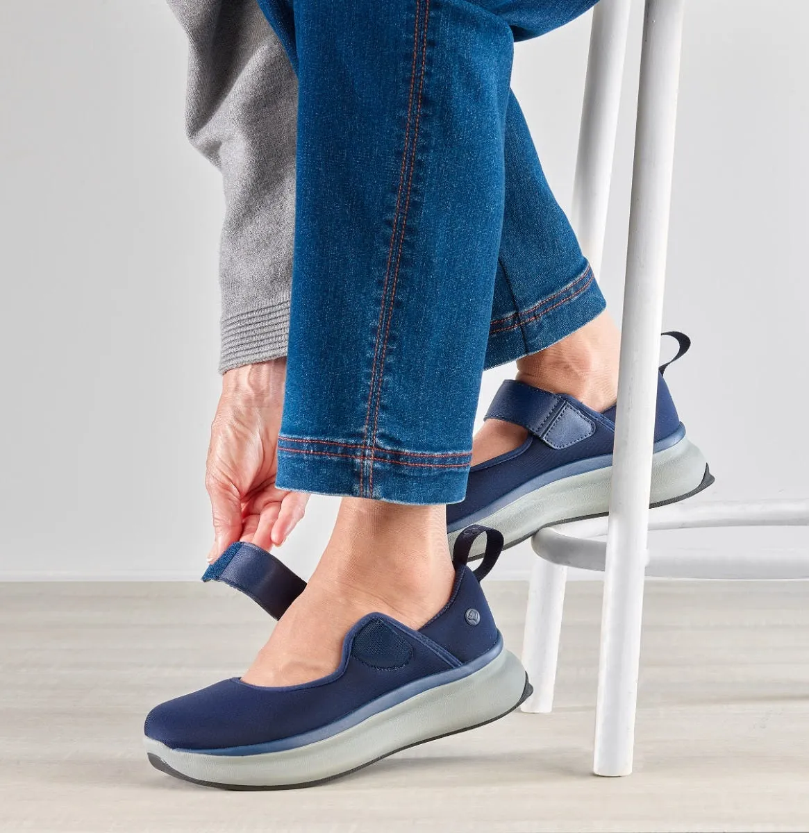 Yorkshire Terrier Slippers Women's Extra Wide Mary Jane Walking Shoes with Easy Touch