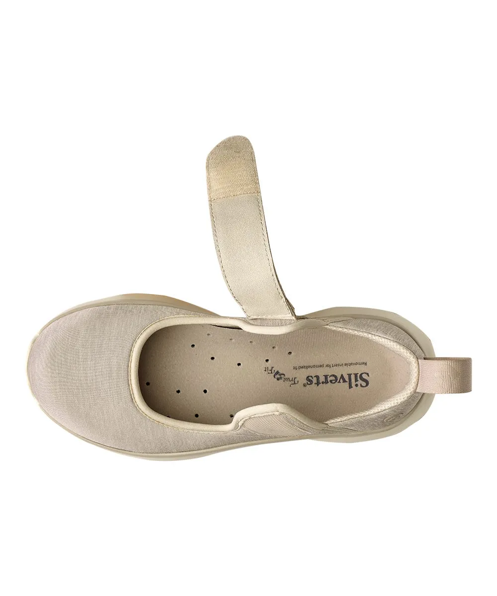 Slippers Booties Women's Extra Wide Mary Jane Walking Shoes with Easy Touch