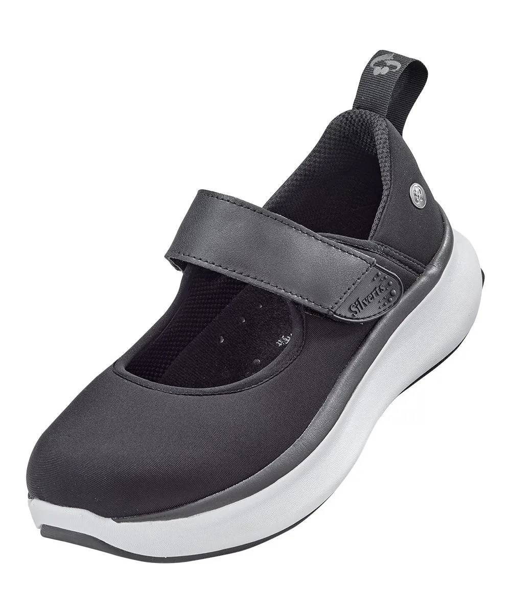 Women's Extra Wide Mary Jane Walking Shoes with Easy Touch Spotty Daily Slides