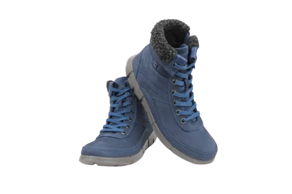 Women's Leather Boots (#3143118_Paris Jeans Blue) Dresses With Tennis Shoes Ideas