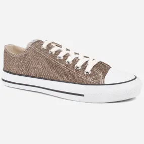 Womens "DEDE" Casual Canvas Shoes Flat Feet Low Arch Running Shoes