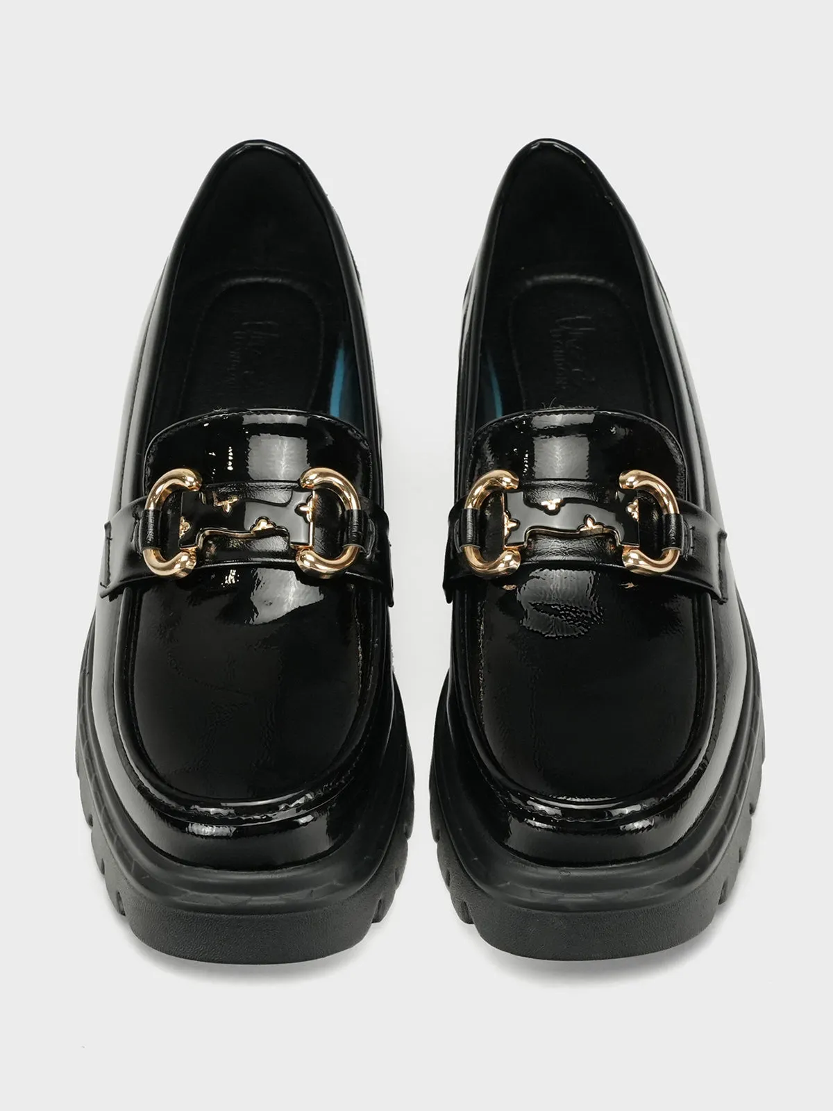 Womens "NAURIZ" Comfy Slip on Shoes Baby Blue Loafers