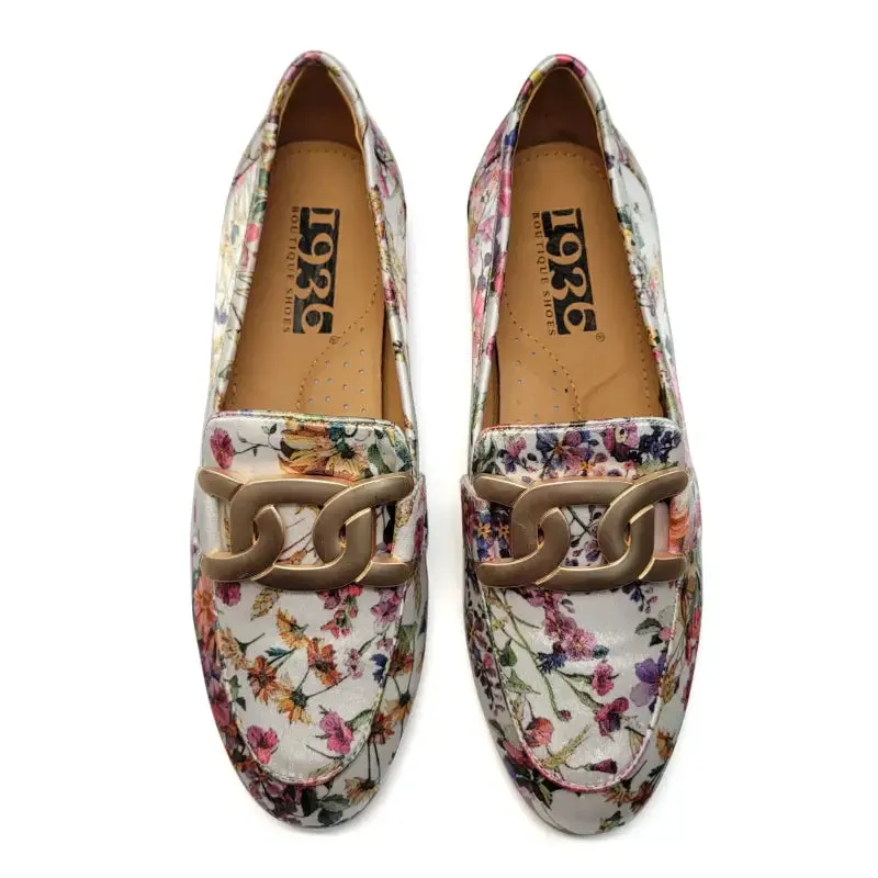 1936 Garden Gold Chain Loafer 19361 Bloomingdales Dress Shoes