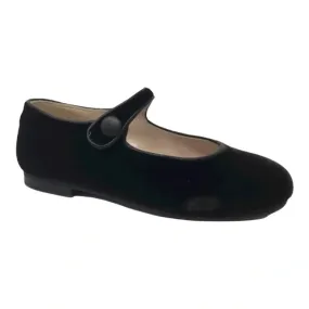 Extra Wide Calf Cowboy Boots 1314 - Brown Velvet Strap for Girl by London Kids