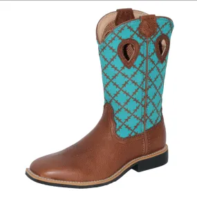 Palladium Boots Youth Top Hand - Brownie & Turq